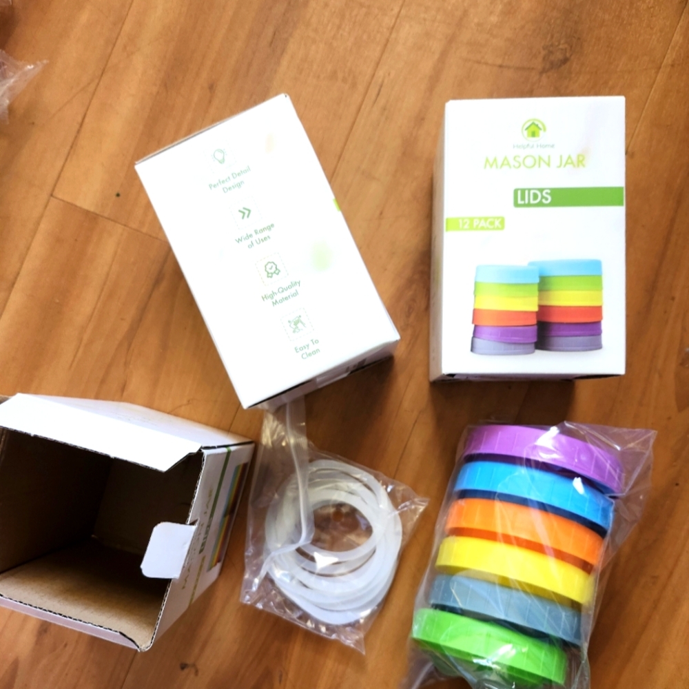 3 Boxes Helpful Home Mason Jar Lids